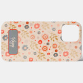  Moderne Floral Inspirivity  Case-Mate iPhone Case (Achterkant (horizontaal))
