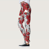 Moderne Floral. Lentbloemen. Leggings (Links)