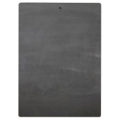 Moderne Floral Motif op Chalkboardontwerper Klembord (Achterkant)