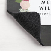  Moderne Floral Motif op Chalkboardontwerper Muismat (Hoek)