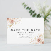 Moderne Floral Orchards Wedding Save the Date Card Kaart (Staand voorkant)