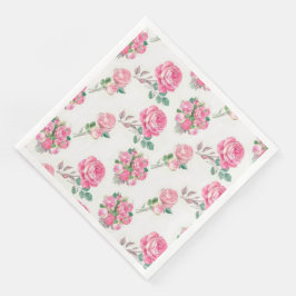 Moderne Floral Paper Dinner Napkins Servet