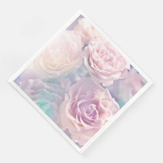 Moderne  Floral Paper Dinner Napkins Servet (Hoek)