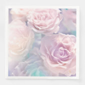 Moderne  Floral Paper Dinner Napkins Servet (Voorkant)