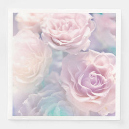 Moderne  Floral Paper Dinner Napkins Servet