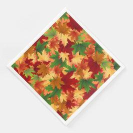 Moderne Floral Paper Dinner Napkins Servet