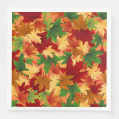 Moderne Floral Paper Dinner Napkins Servet (Voorkant)