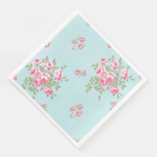 Moderne  Floral Paper Dinner Napkins Servet (Hoek)