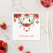  moderne Floral Reindedarpartij Servet (Insitu)