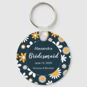 Moderne Floral Sleutelhanger (Voorkant)