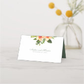 Moderne Floral Spring Summer Herfst: helder gebold Plaatskaartje (Achterkant)