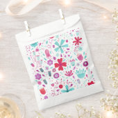 Moderne Floral-Waterverf Bedankzakje (Geknipt)