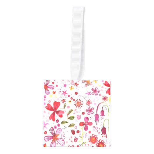 Moderne Floral-Waterverf Decoratie (Voorkant)