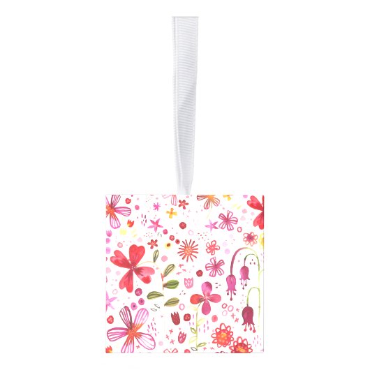 Moderne Floral-Waterverf Decoratie (Rechts)