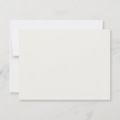 Moderne Floral Waterverf Elegant Wedding RSVP-kaar Kaart (Achterkant)