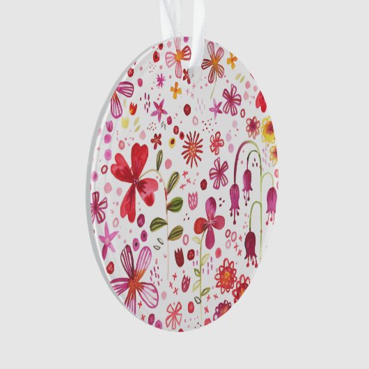 Moderne Floral-Waterverf Ornament (voorkant)