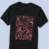 Moderne Floral-Waterverf T-shirt