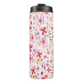 Moderne Floral-Waterverf Thermosbeker (Voorkant)