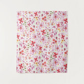 Moderne Floral-Waterverf Wandkleed (Voorkant)