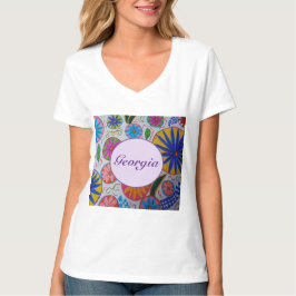 Moderne Floral Women's T-shirt