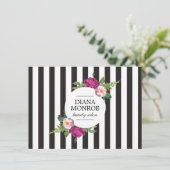 Moderne Floral Wreatpe Salon Cadeft Certificate (Staand voorkant)