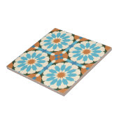 moderne florale tegels uit het midden - oosten tegeltje (Zijkant)