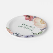 Moderne Florence Vrijgezellenfeest Chic Party Papieren Bordje (Gekanteld)