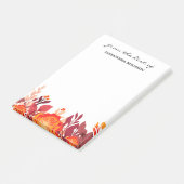 Moderne Florence Waterverf Elegant Flowers Custom Post-it® Notes (Schuin)
