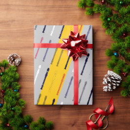 Moderne Fluit Eenvoudige Koele Muziek Minimaal Flu Cadeaupapier