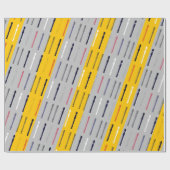 Moderne Fluit Eenvoudige Koele Muziek Minimaal Flu Cadeaupapier (Vlak)