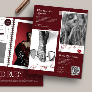 Moderne Flyer voor Modeboetiek