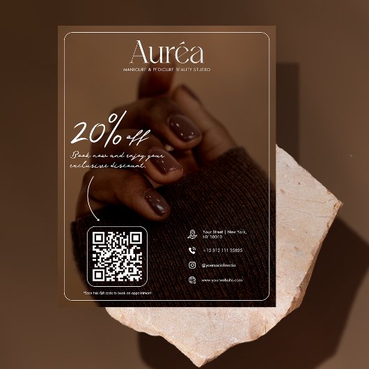 Moderne Flyer voor Schoonheidssalon