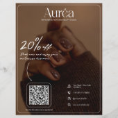 Moderne Flyer voor Schoonheidssalon (Voorkant)