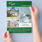 Moderne Flyer voor Vastgoedadvertenties aan Beide (Hand)