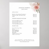 Moderne Folder Prijslijst Poster (Voorkant)