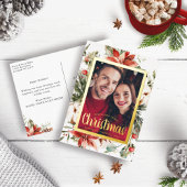 Moderne Folie Folie Feestdagen Briefkaart