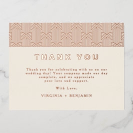 Moderne Folie foto dank u kaart