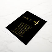 Moderne Folie in zwart-wit Folie Uitnodiging (Gedraaid)