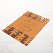 Moderne Folie rond Ankara Uitnodiging (Gedraaid)