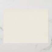 Moderne Folie RSVP Kaart (Achterkant)
