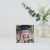 Moderne Folie van de Foto van het Witte Manuscript Informatiekaartje (Staand voorkant)