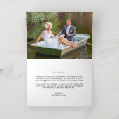 Moderne FOLIE van het Manuscript Gevouwen Foto Dan Wenskaart (Binnenlaag)