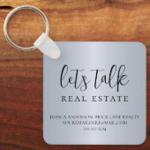 Moderne Folie van metallische makelij Sleutelhanger (Voorkant)