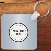 Moderne Folie van metallische makelij Sleutelhanger (Achterkant)