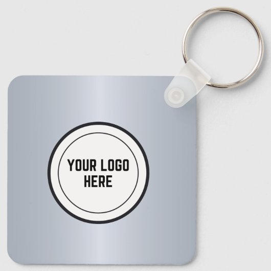 Moderne Folie van metallische makelij Sleutelhanger (Achterkant)