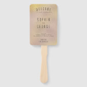 Moderne Folie-weddenschap tussen metalen Handwaaier (Voorkant)