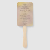 Moderne Folie-weddenschap tussen metalen Handwaaier (Achterkant)