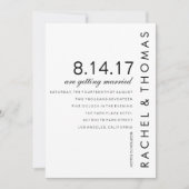 Moderne Folio bruiloft uitnodiging (Voorkant)