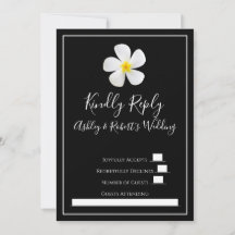 Moderne, formele Klassic, wit op zwarte bruiloft R