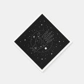 Moderne Fortune Teller Palmistry Mystic Servet (Hoek)